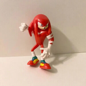 Sonic the Hedgehog Knuckles  PVC Mini Figure 2 Inch Tall Toy